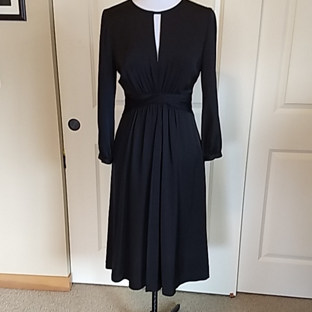 Classiques Entier keyhole neckline dress